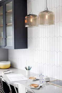 Art Deco Backsplash بهترین راه برای آوردن برخی از استعدادهای برتر در آشپزخانه شما است |  Hunker