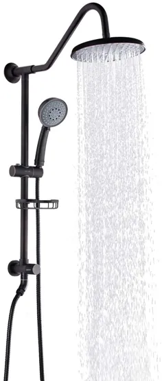 سیستم های دوش HAOXIN با دوش باران و دوش دستی قابل تنظیم ، لوازم حمام مقاوم در برابر حمام ، برنز مالش روغن ، J450-ORB