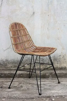 صندلی چوب خیزران SIT "Vintage" (ست ، 2 قطعه) ، قاب فلزی - خرید آنلاین |  اتو