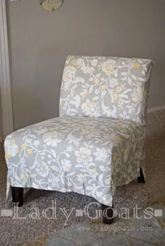 صندلی دمپایی DIY بدون الگو