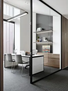 بیش از 75 ایده طراحی و بازسازی دفتر خانه خیره کننده کار شما را راحت می کند - دفتر مدرن