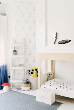 5 تصویر زمینه حداقل و بازیگوش برای یک اتاق کودک - کوچک و کوچک