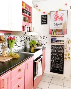 بهترین رنگ برای کابینت آشپزخانه: 8 تغییر شکل کابینت |  آشپزخانه طراحی داخلی، آشپزخانه در