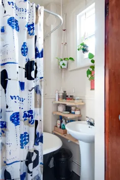 25 ایده نابغه طراحی و ذخیره سازی برای حمام کوچک شما