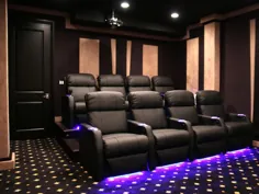 صندلی های سینمای خانگی Seatcraft Sienna - ردیف چرمی 4: قدرت