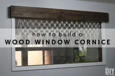 نحوه ساخت قرنیز پنجره چوبی