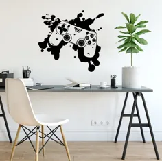 Gaming Controller Wall Decal Gamer Wall Decal Vinyl |  اتسی