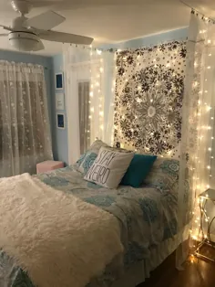 ملیله سفید دیواری گل برای اتاق خواب