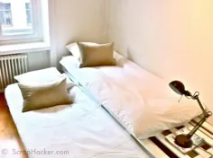 31 طرح و ایده رایگان تختخواب سفری که باعث صرفه جویی در فضای اتاق می شود