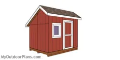 8x10 Saltbox Shed - برنامه های رایگان DIY |  MyOutdoorPlans |  طرح ها و پروژه های رایگان نجاری ، DIY Shed ، Wooden Playhouse ، کلاه فرنگی ، Bbq