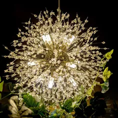 لامپ کریستال گل