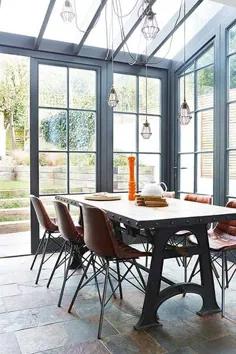 خانه واقعی: گسترش شیشه ای یک خانه مرتب ادواردی باعث می شود تا فضای بیشتری به خانه اضافه شود