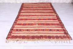 تشک Berber Straw مراکش 6.2ft x 9.6ft Berber Straw Mat فرش |  اتسی