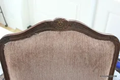 چگونه Reupholster را به راحتی تهیه کنیم: صندلی فرانسوی من