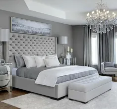 10 دلیل که چرا باید اکنون یک اتاق خواب خاکستری انتخاب کنید |  دکوهولیک