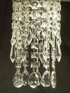 کلیپ آسان Luxe Crystal CELINE بر روی لوستر مگنت مینی بلینگ بلور برای نور لکه دار