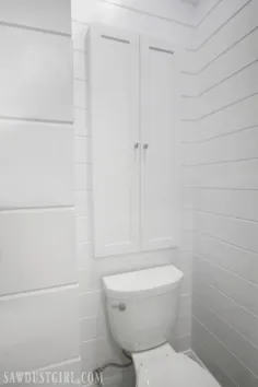 کابینت دیواری توکار برای ذخیره سازی دستمال توالت - Sawdust Girl®