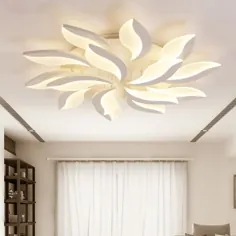 اکریلیک فلاش مونت لایت LED معاصر LED 15 چراغ چراغ سقفی در نور گرم نزدیک به چراغ های سقفی