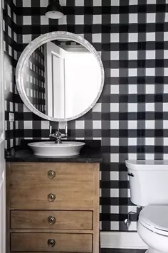 10 ایده کاغذ دیواری حمام که باعث می شود همه بپرسند "از کجا این کار را کردی؟"  |  Hunker