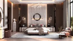 طراحی اتاق خواب اصلی در ksa (ویلا خصوصی)