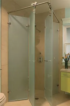 حمام های روباز برای فضاهای کوچک - ساخت خانه زیبا