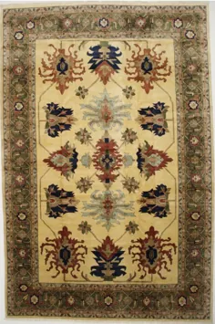 فرش بژ Vintage Beige 13X19 Heriz Sultanabad فرش ایرانی