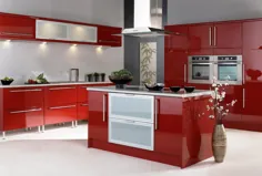 آشپزخانه یکپارچهسازی با سیستمعامل قرمز - الهام از طراحی داخلی