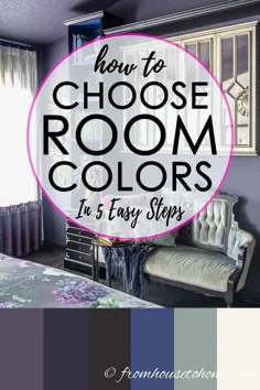 نحوه انتخاب طرح رنگی برای یک اتاق در 5 مرحله آسان