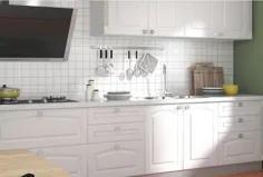 کابینت آشپزخانه PVC White Shaker برای بازسازی