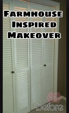 بودجه دوستانه Bi Make Fold Makeover Door Door Ideas DIY