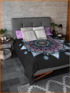 روتختی تختخواب منسوجات خانگی Evtekshome - راحت کننده طرح ماندالا