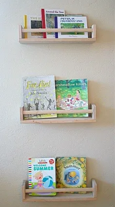 پروژه های هنری برای کودکان: قفسه کتاب ایکیا از Spice Racks