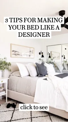 3 نکته برای ساخت تختخواب خود مانند یک طراح