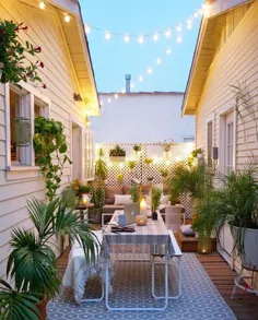 ایده های کوچک باغ برای فضاهای کوچک در فضای باز تابستان 2018