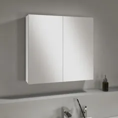 کابینت حمام آینه ای دیواری آویزان 667 میلی متر براق سفید - Harper |  مبلمان 123