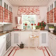 16 روش خلاقانه برای استفاده از کاغذ دیواری در آشپزخانه