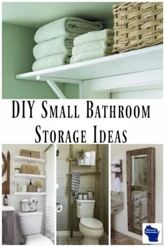 9 بهترین ایده برای ذخیره سازی حمام کوچک DIY |  خانه دار ویسکانسین