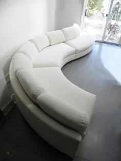 COUP OF SOFA SECTIONAL CURVED SERVERTINE BUGHMAN SERPENTINE MODERN CENTURY |  # 430343159