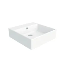 مجموعه حمام WS سینک ظرفشویی حمام دیواری سرامیکی سفید سرامیکی سفید با تخلیه سرریز (19.7 اینچ در 19.7 اینچ) Lowes.com