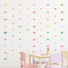 برچسب های دیواری 96 شیرین پروانه (کوچک)