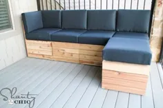 صندلی های فضای باز مدولار DIY