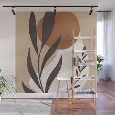 چکیده هنر-نقاشی دیواری دیواری گیاه توسط thindesign