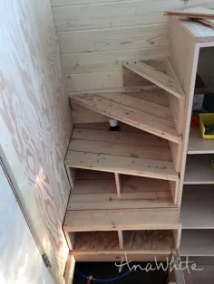 پله های خانه کوچک - سبک ذخیره سازی مارپیچی