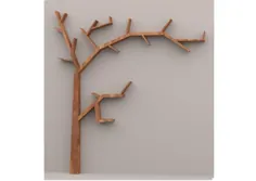 طرح جدید درختان چوبی قفسه های کتاب Rustic Tree Branch |  اتسی