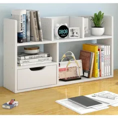 Sublime Large Desk Hatch Storage Shelf Unit Organizer (سفید)