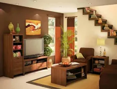 ایده های ساده زیبا برای طراحی داخلی اتاق نشیمن - ideabosdecoration.com