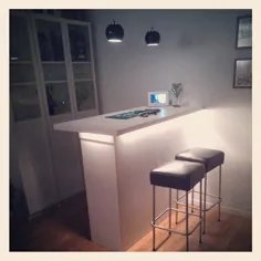 کابینت آشپزخانه به عنوان میله - IKEA Hackers