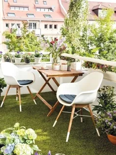30 ایده کوچک باغ بالکن برای آپارتمان شهر