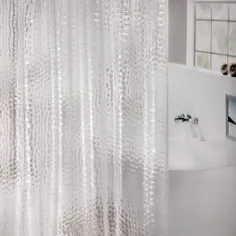 آستر پرده دوش Meidong EVA ، پرده دوش حمام مایع مکعبی آب ضد آب 3D بدون بوی شیمیایی برای حمام دوش غرفه دوش - Walmart.com
