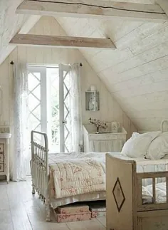الهام از سبک اتاق خواب خانه فارم فرانسوی